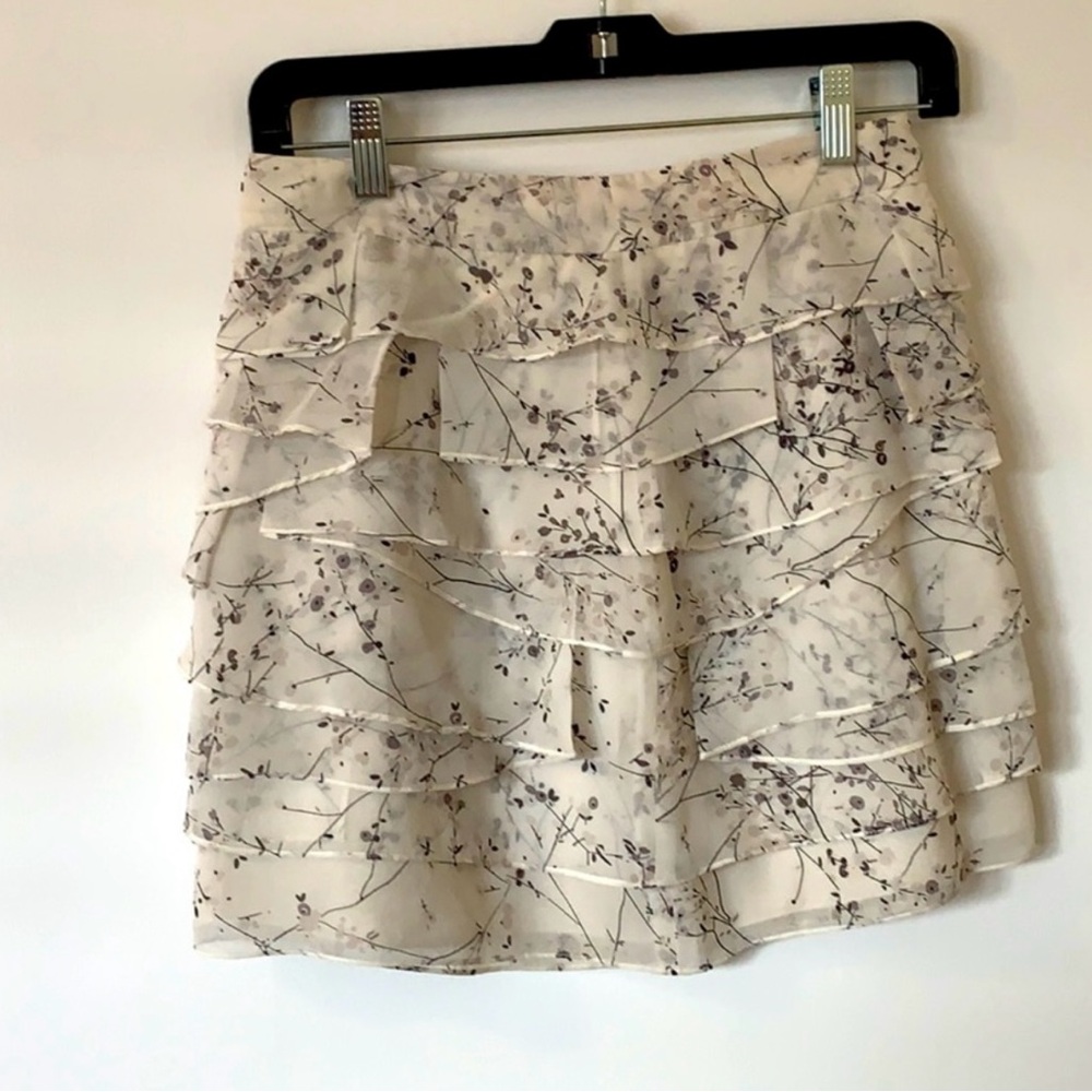 Floral Cream Skirt